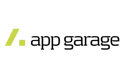 Logo of implementation partner app garage.