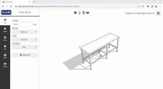 a moving image in gif format representing furhoffs application in DynaMaker